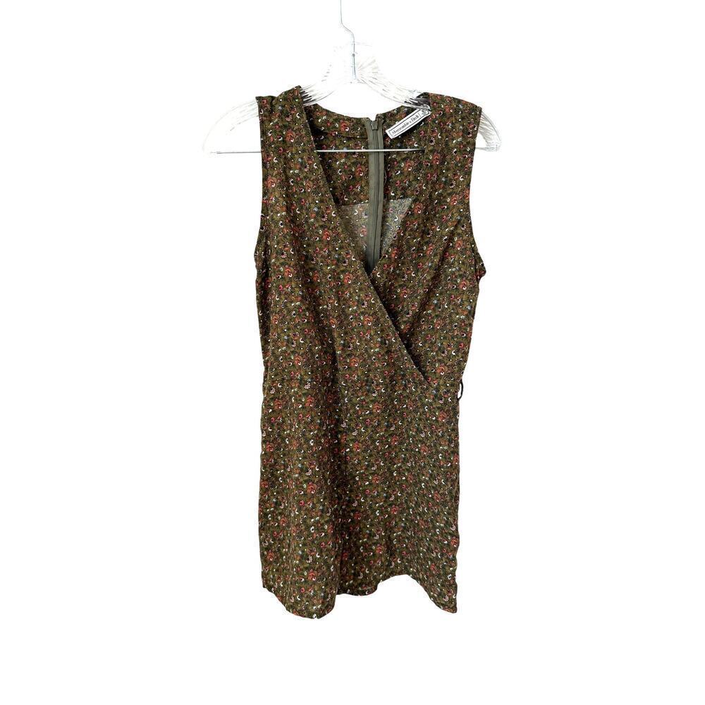 Abercrombie & Fitch Floral Green Romper Size 4